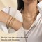 14K Gold Necklace & Bracelet Chains for Jewelry Making – 6 Rolls, 20 Feet Total, Includes Jump Rings & Lobster Clasps for DIY Jewelry Crafts
